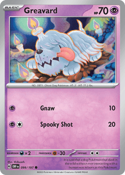 Greavard 99/197 — Obsidian Flames