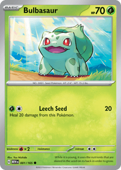 Bulbasaur 1/165 — 151