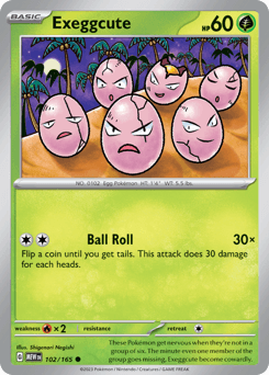Exeggcute 102/165 — 151
