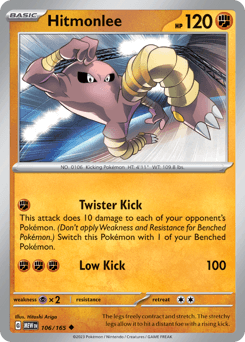 Hitmonlee Pokémon card