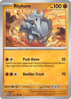 Rhyhorn 111/165 — 151