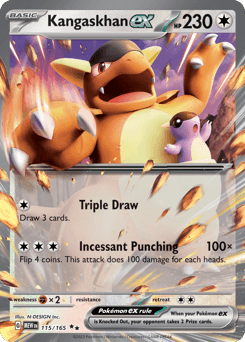 Kangaskhan ex 115/165 — 151