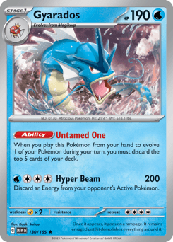 Gyarados Pokémon card