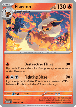 Flareon 136/165 — 151