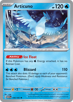 Articuno 144/165 — 151