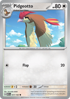 Pidgeotto 17/165 — 151