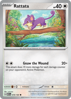 Rattata 19/165 — 151