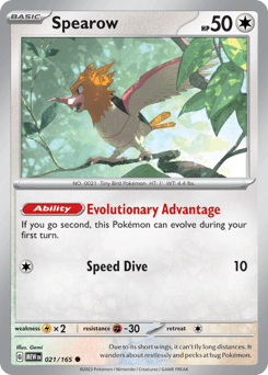 Spearow 21/165 — 151