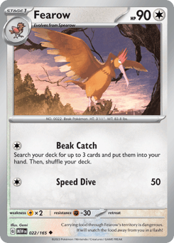 Fearow 22/165 — 151