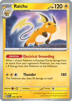 Raichu 26/165 — 151