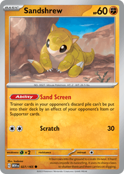 Sandshrew 27/165 — 151
