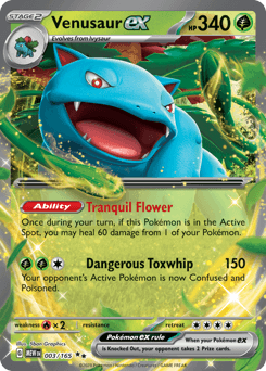 Venusaur ex 3/165 — 151