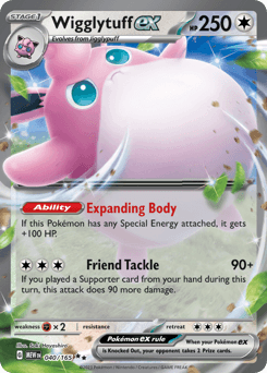 Wigglytuff ex 40/165 — 151
