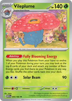 Vileplume 45/165 — 151
