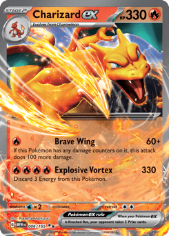 Charizard ex 6/165 — 151