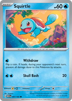 Squirtle 7/165 — 151