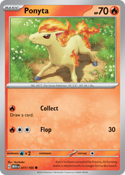 Ponyta 77/165 — 151