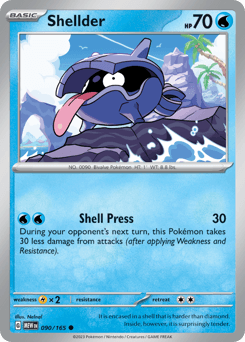 Shellder Pokémon card