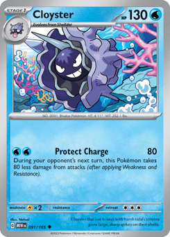 Cloyster Pokémon card