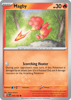 Magby Pokémon card