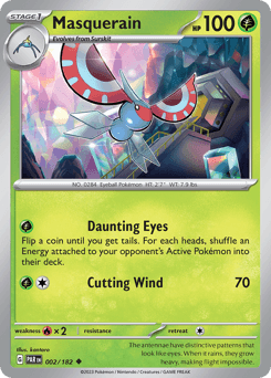 Masquerain Pokémon card
