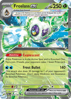Froslass ex 3/182 — Paradox Rift