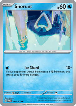 Snorunt 37/182 — Paradox Rift