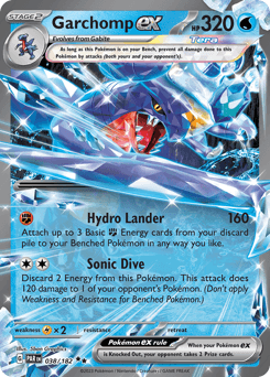 Garchomp ex 38/182 — Paradox Rift