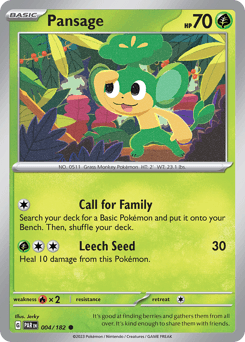Pansage 4/182 — Paradox Rift