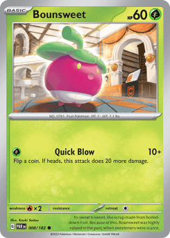 Bounsweet Pokémon card