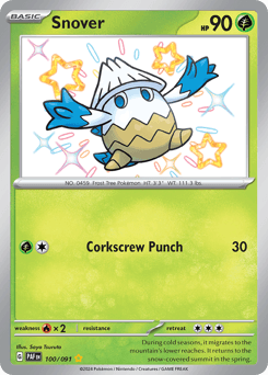 Snover 100/91 — Paldean Fates