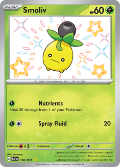 Smoliv 102/91 — Paldean Fates