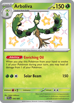 Arboliva Pokémon card