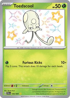 Toedscool 105/91 — Paldean Fates