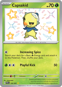 Capsakid 106/91 — Paldean Fates