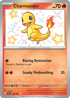 Charmander 109/91 — Paldean Fates