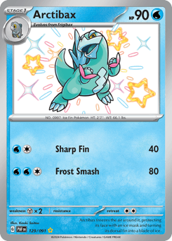 Arctibax Pokémon card