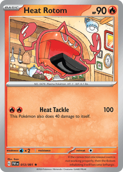 Heat Rotom 13/91 — Paldean Fates