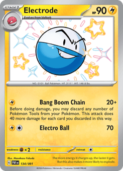 Electrode Pokémon card