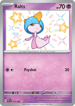 Ralts 153/91 — Paldean Fates