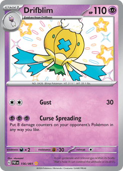 Drifblim 156/91 — Paldean Fates