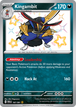 Kingambit 187/91 — Paldean Fates