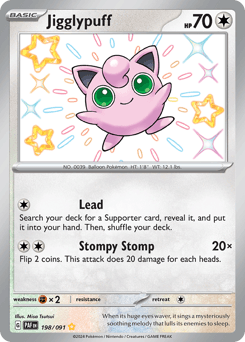 Jigglypuff 198/91 — Paldean Fates
