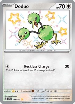 Doduo Pokémon card