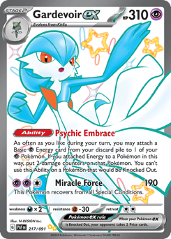 Gardevoir ex 217/91 — Paldean Fates