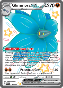 Glimmora ex 218/91 — Paldean Fates