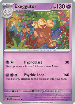 Exeggutor 24/91 — Paldean Fates