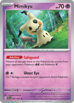 Mimikyu 37/91 — Paldean Fates