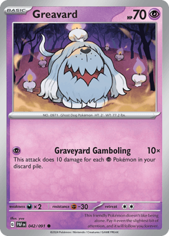 Greavard 42/91 — Paldean Fates