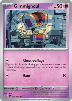 Gimmighoul 44/91 — Paldean Fates